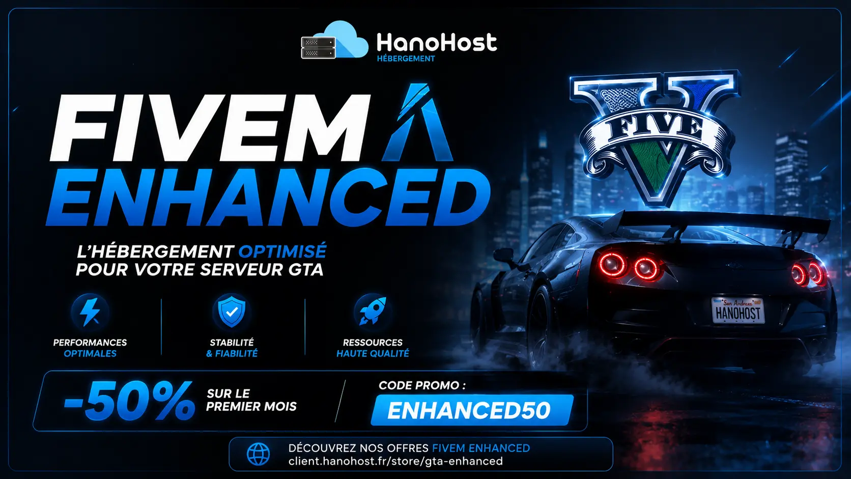Offres FiveM GTA Enhanced